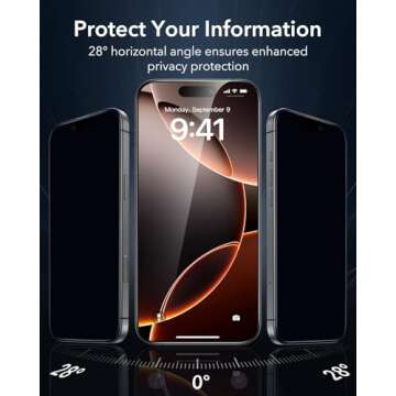 ESR Privacy Screen Protector for iPhone 16 Pro Max
