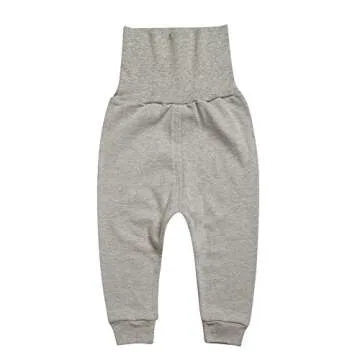 Kids Tales Little Boys Girls 2PCS Sleepwear Long Sleeve Sweatsuit Soft Cotton Solid Pajamas Sets Grey