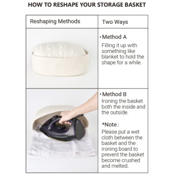 Mkono Storage Baskets for Shelves - Stylish & Functional