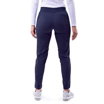Adar Uniforms Pro Scrubs for Women - Ultimate Yoga Jogger Pants - P7104 - Navy - XXS