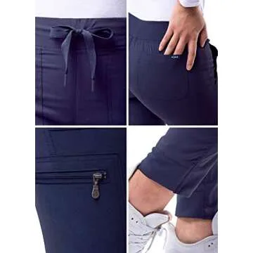 Adar Pro Yoga Jogger Pants - Stylish & Functional Scrubs