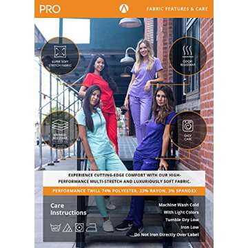 Adar Pro Yoga Jogger Pants - Stylish & Functional Scrubs