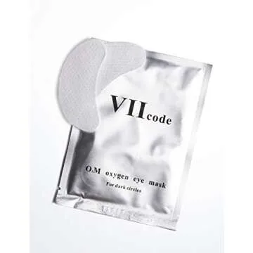 VIIcode O2M Oxygen Eye Pads for Dark Circles - Reduces Puffiness, Crow's Feet, Fine Lines and Bags - Most Effective Treatments for Dark Circle 1 Box /6 Pairs…