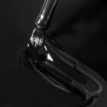 Dazzle Dry Nail Lacquer (Step 3) - Midnight Express - A blackest black. Full coverage cream. (0.5 fl oz)