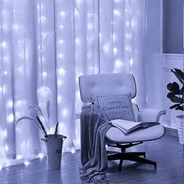 FUNPENY 300 LED Window Curtain String Lights - USB Powered