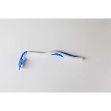 Mouth-Mate Hybrid Oral Hygiene and Tooth Brushing Aid, with Unique Bendable Handle and Soft Tip to Improve Comfort, 2 Pack