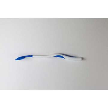 Mouth-Mate Hybrid Oral Hygiene and Tooth Brushing Aid, with Unique Bendable Handle and Soft Tip to Improve Comfort, 2 Pack