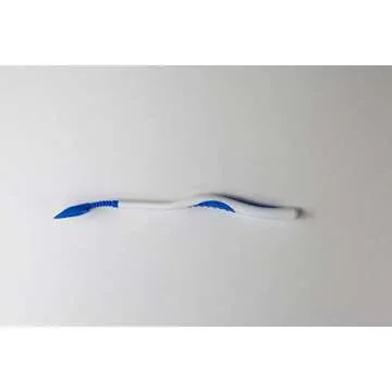 Mouth-Mate Hybrid Oral Hygiene and Tooth Brushing Aid, with Unique Bendable Handle and Soft Tip to Improve Comfort, 2 Pack