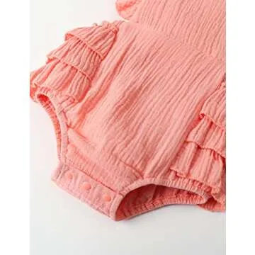 FRLOONY Baby Girl Clothes infant Summer Outfits Cow Head Letter Print Short Sleeve T-Shirt Floral Shorts Headband Set 3PCS (J, 0-3 Months)