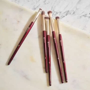 BK Beauty Ultra-Soft Eye Brush Set - 5PC Essentials