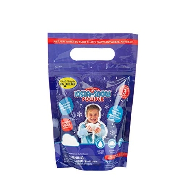 Steve Spangler Science Insta-Snow Powder 3.5 oz - Fun, Safe STEM Activities for Kids, Creates Fluffy...