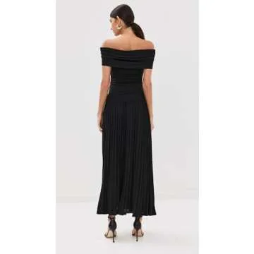 Lioness Women's Field of Dreams Maxi Dress - Chic Style in Onyx Black