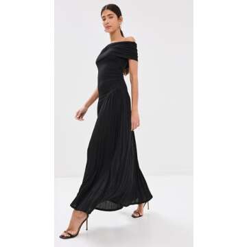 Lioness Women's Field of Dreams Maxi Dress - Chic Style in Onyx Black