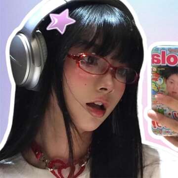 DreamCalf Y2K Style Clear Non-Prescription Eyewear