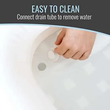 DMI Inflatable Hair Washing Basin for Bedridden Disabled, Injured, Elderly, Kids | Portable Hair Washing Station Portable Shampoo Bowls for Home | Loc Detox Tub For Dreads