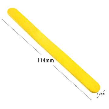 UPlama 600 PCS Colored Craft Sticks Wooden Popsicle Sticks Natural Jumbo Wooden Popsicle Sticks for ...