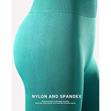 Workout Sets for Women 2 Piece High Waisted Seamless Leggings with Padded Stretchy Sports Bra Sets Yoga Outfit Jogging Gym Clothes(NA007M- Green)