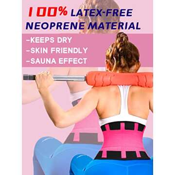 KOOCHY Waist Trainer Belt: Optimal Support & Comfort