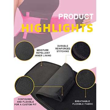 KOOCHY Waist Trainer Belt: Optimal Support & Comfort