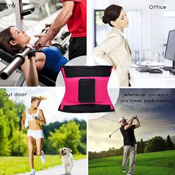 KOOCHY Waist Trainer Belt: Optimal Support & Comfort