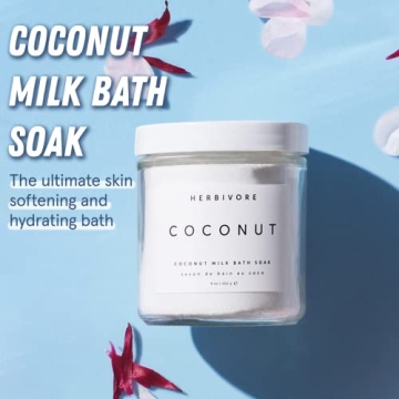 Vegan Coconut Milk Bath Soak Hydrating Softening 8 oz