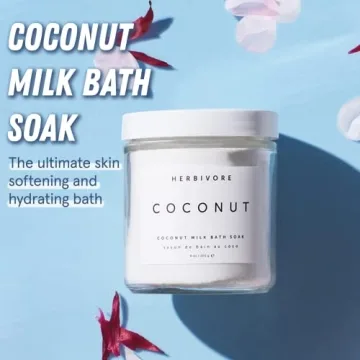 Vegan Coconut Milk Bath Soak Hydrating Softening 8 oz