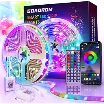 GOADROM Waterproof Smart LED Strip Lights Music Sync