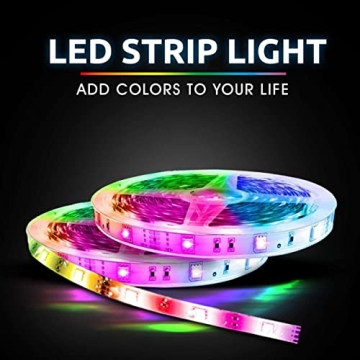 GOADROM Waterproof Smart LED Strip Lights Music Sync