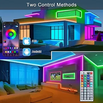 GOADROM Waterproof Smart LED Strip Lights Music Sync