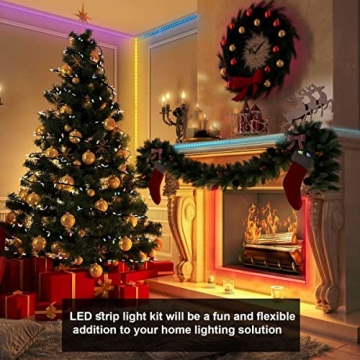 GOADROM Waterproof Smart LED Strip Lights Music Sync