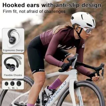 Wireless Earbuds with Bluetooth 5.4 & Deep Bass for Sports