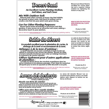 Mosser Lee Desert Sand Soil Cover for Healthy Plants