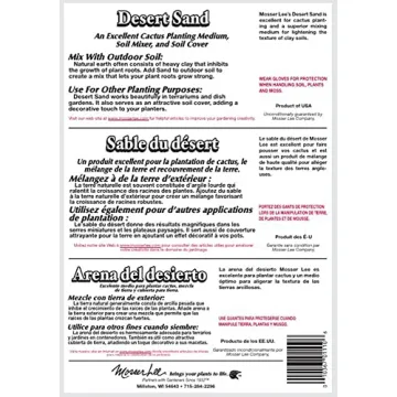 Mosser Lee Desert Sand Soil Cover for Healthy Plants