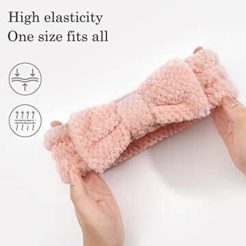 Ayesha Spa Headband for Women - Soft Sponge Headband for Makeup & Skincare