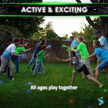 Glow in the Dark Capture The Flag Game for Kids