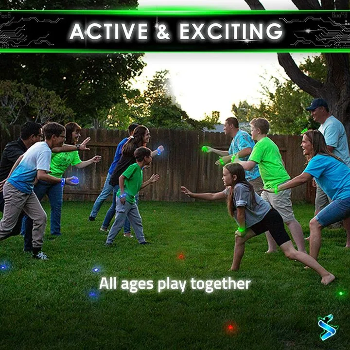 Glow in the Dark Capture The Flag Game for Kids