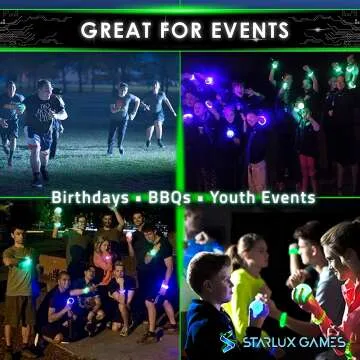 Glow in the Dark Capture The Flag Game for Kids