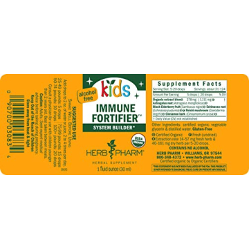 Herb Pharm Kids Organic Immune Support Liquid Formula