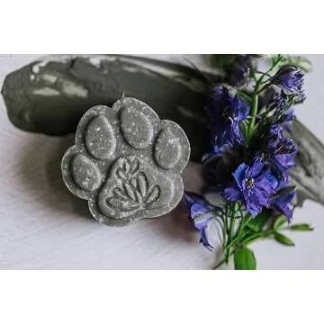 Pawson Dog Shampoo Bar - Natural Pet Shampoo with Rice Water and Aloe for Animals, Puppy Essentials, Jasmine and Lavender Scent