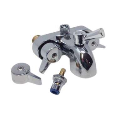 Elegant Clawfoot Tub Shower Combo Set with Diverter