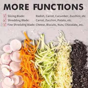 RIGSTNE Rotary Cheese Grater, 3 in 1 Cheese Shredder Grater Rotary with Handle, Vegetable Mandoline Slicer Grater Shredder for Vegetable, Cheese, Nut