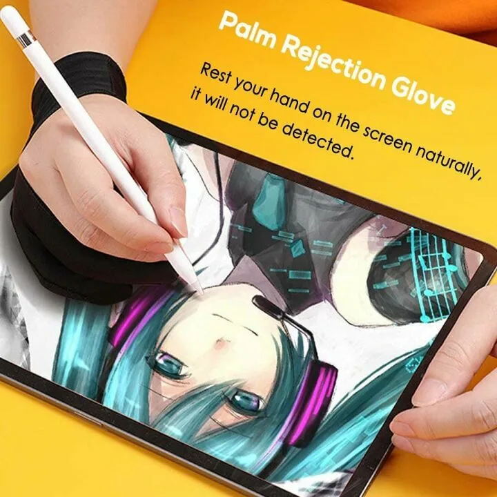 Timebetter Drawing Glove for Tablets - 2 Pack