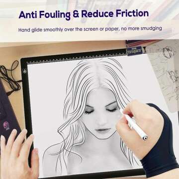 Timebetter Drawing Glove for Tablets - 2 Pack