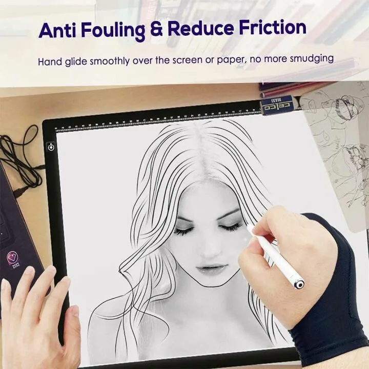 Timebetter Drawing Glove for Tablets - 2 Pack