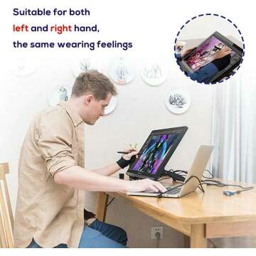 Timebetter Drawing Glove for Tablets - 2 Pack