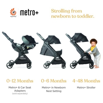 Ergobaby Metro+ Compact Stroller Lightweight Travel Option
