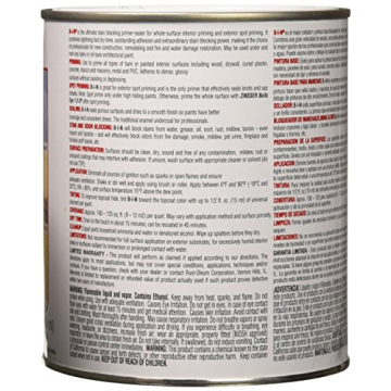 Zinsser B-I-N Primer-Sealer for Superior Coverage