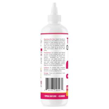 Truseb Advanced Topical Dog Ear Wash with Ketoconazole & Chlorhexidine Ear Flush Dog, Cats and Horses, with Aloe - 12 oz Made in U.S.A (Ketoconazole & Chlorhexidine Ear Flush, 12 oz)