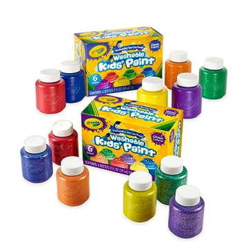 Crayola Washable Kids Paint Set (12 Colors) for Creative Fun