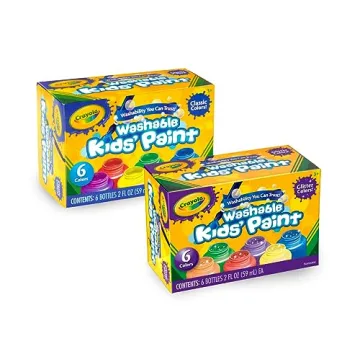 Crayola Washable Kids Paint Set (12 Colors) for Creative Fun